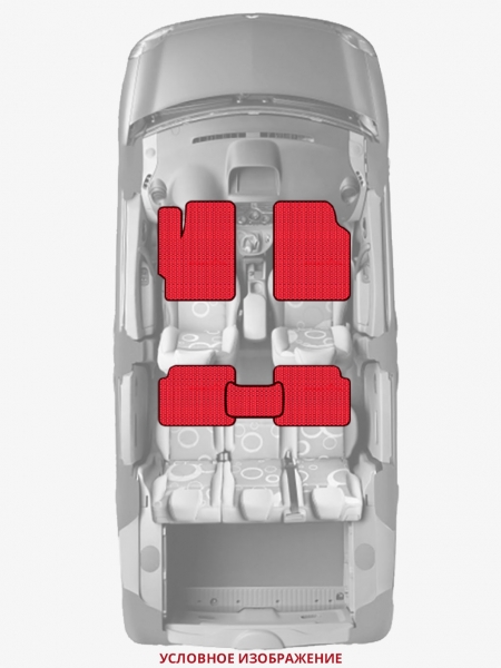 ЭВА коврики «Queen Lux» стандарт для Volkswagen Bora Variant